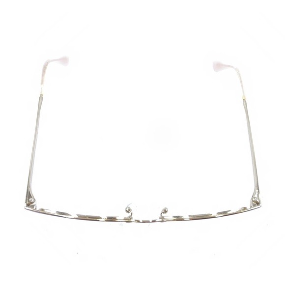 Prada VPR 65Q ROJ-1O1 Brown Gold Half Rim Eyeglasses Frames 51-17 140 Italy - Picture 3 of 12